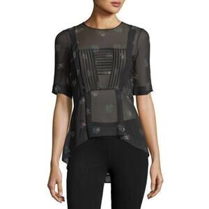 Veronica Beard Braden Silk Top